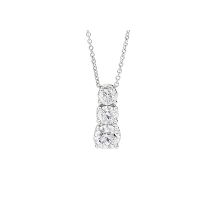 Collier Recarlo Anniversary en or blanc et diamants