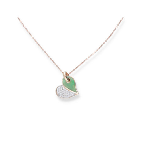 Ferret Coeur Jacking Jade necklace