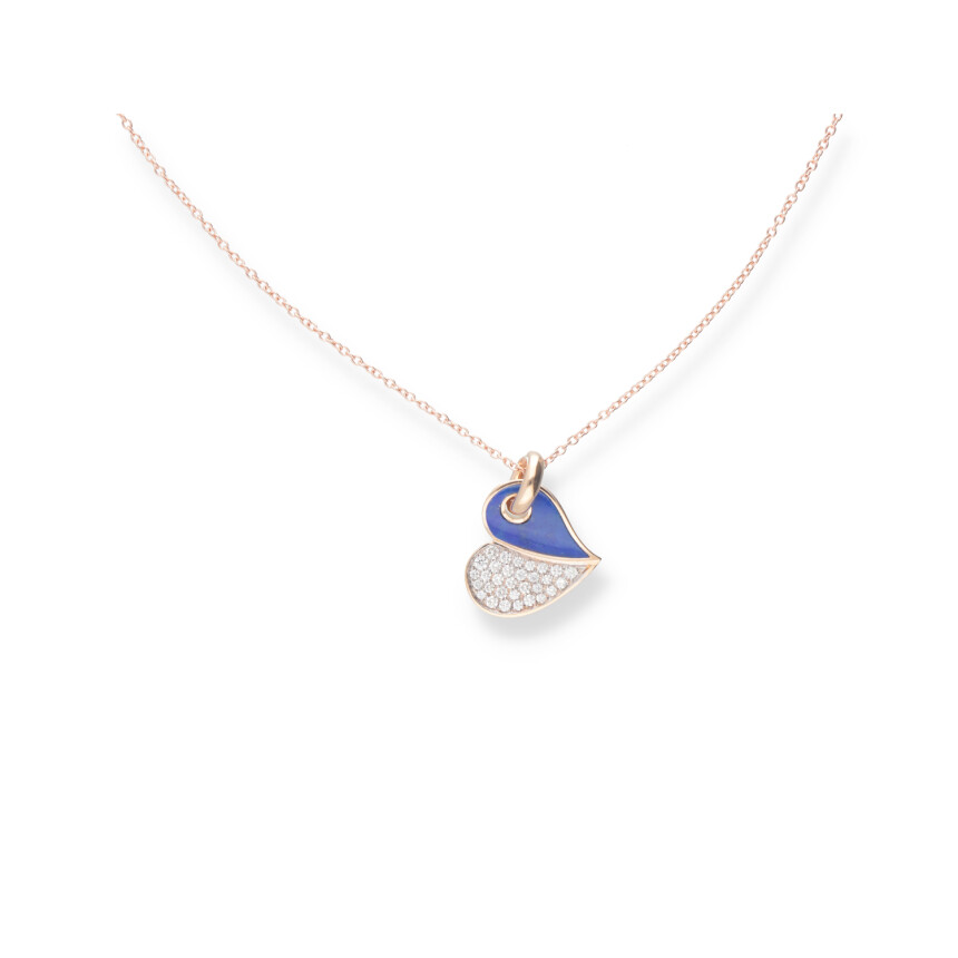 Ferret Coeur Jacking Lapis necklace