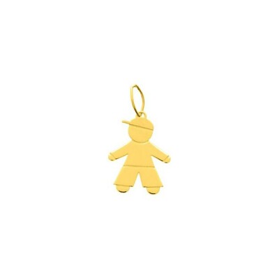 Pendentif garçon en or jaune