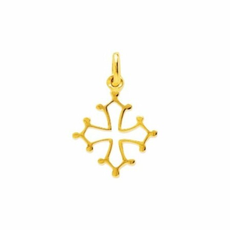 Pendentif Croix Occitane en or jaune