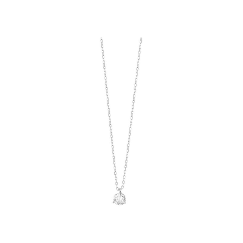 Collier en or blanc et diamant