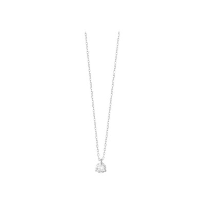 Collier en or blanc et diamant