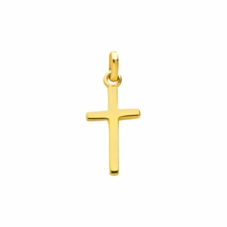 Pendentif croix en or jaune