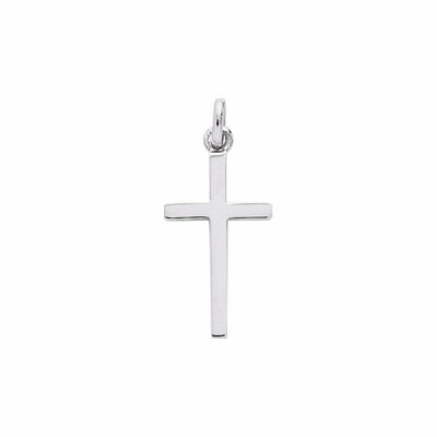 Pendentif Croix en or blanc