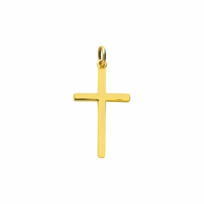 Pendentif croix en or jaune