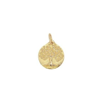 Médaille Mely Arbre de vie en or jaune, 15mm