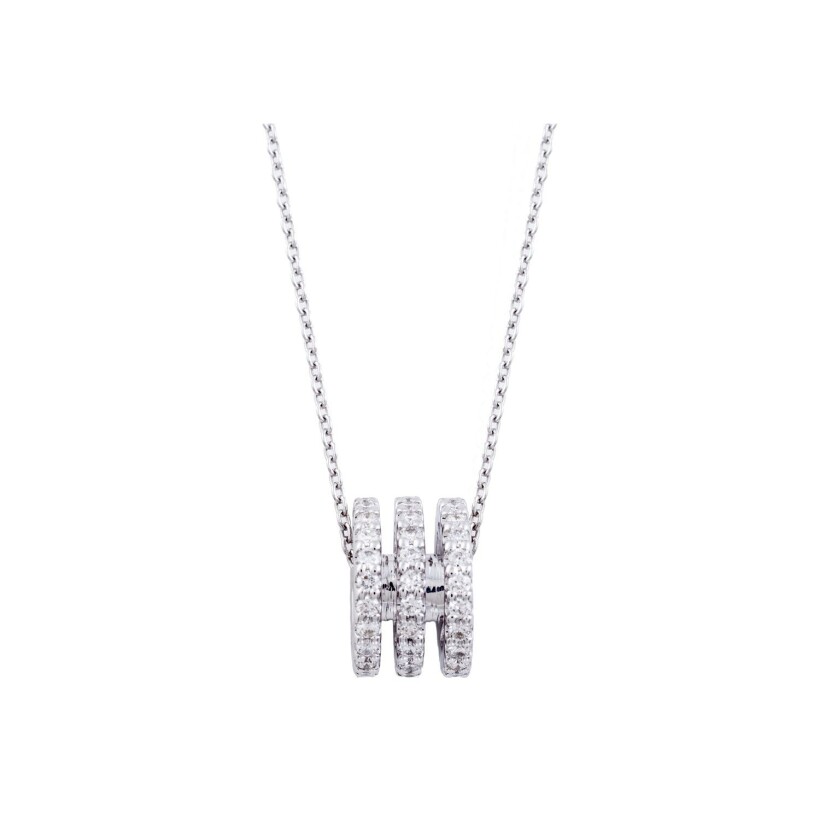 Doux Obsession white gold and diamonds pendant