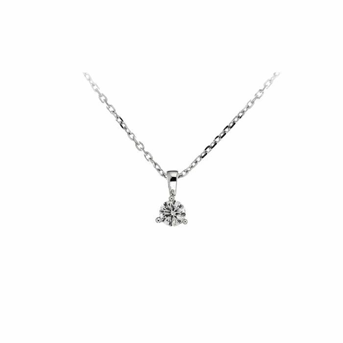 Collier en or blanc et diamant de 0.20ct