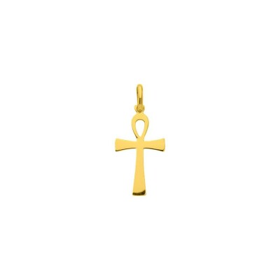 Pendentif croix en or jaune