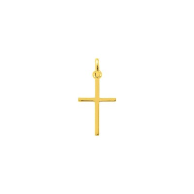 Pendentif croix en or jaune