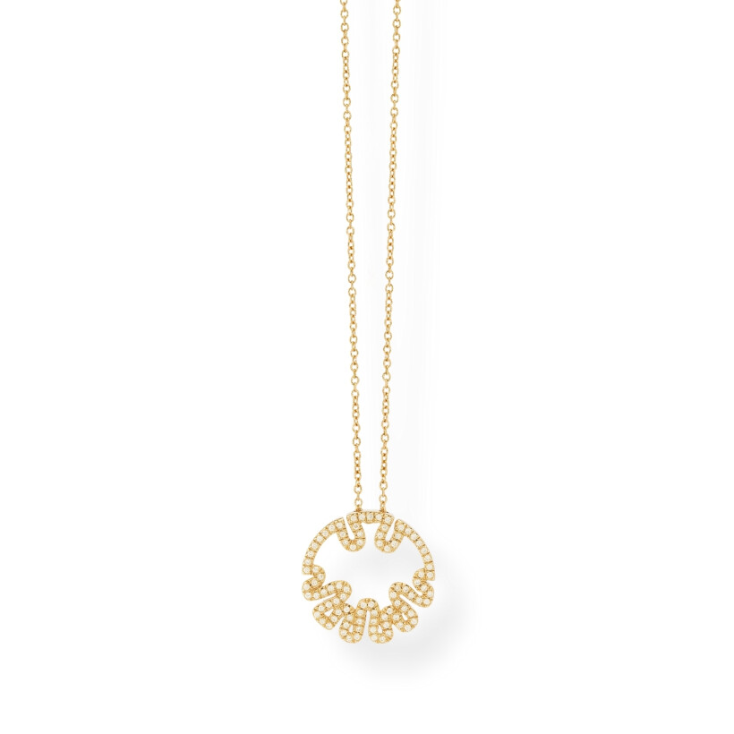 Collier Baby Sandola en or jaune et diamants