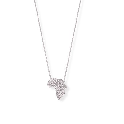 Collier Baby Origine en or gris et diamants
