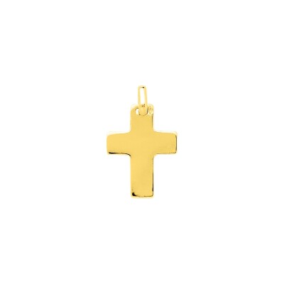 Pendentif croix en or jaune
