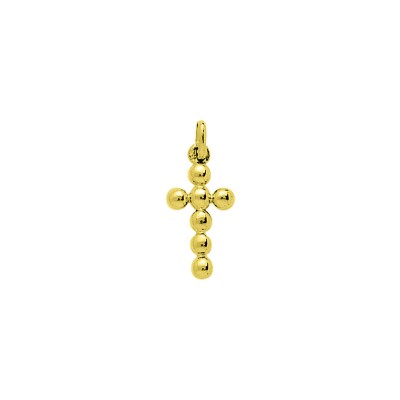Pendentif croix en or jaune