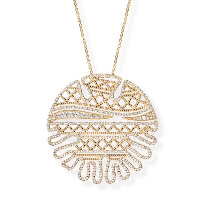 Collier Sandola en or jaune et diamants