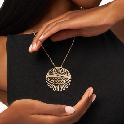 Collier Sandola en or jaune et diamants