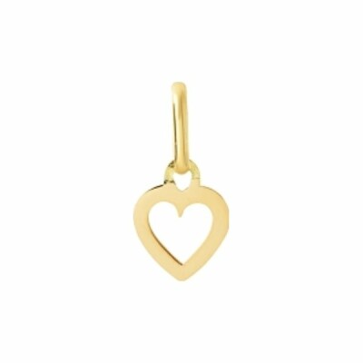 Pendentif coeur en or jaune