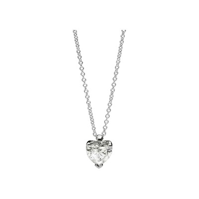 Collier Recarlo Anniversary Love en or blanc et diamant, 45cm