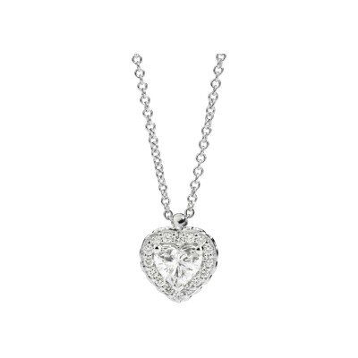 Collier Recarlo Anniversary Love en or blanc et diamants, 45cm