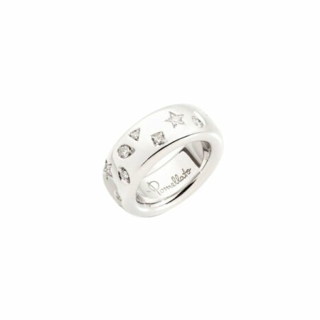 Bague Pomellato Iconica en or blanc et 20 diamants blancs