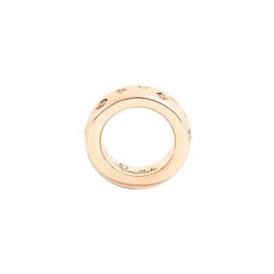 Bague Pomellato Iconica en or rose et diamants