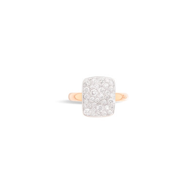 Bague Pomellato Sabbia en or rose et diamants