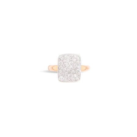 Bague Pomellato Sabbia en or rose et diamants