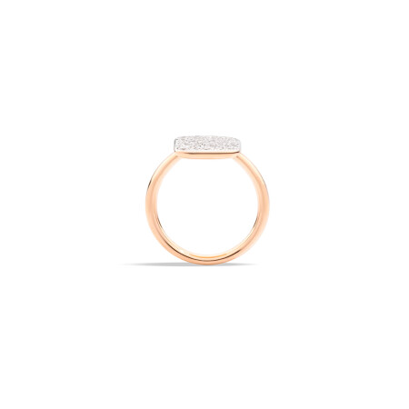 Bague Pomellato Sabbia en or rose et diamants