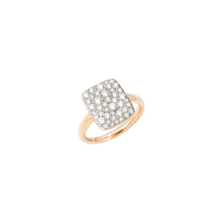 Bague Pomellato Sabbia en or rose et diamants