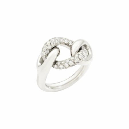 Bague Pomellato Catene en or blanc et diamants