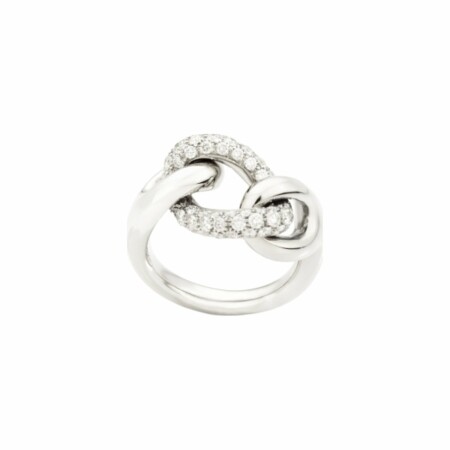 Bague Pomellato Catene en or blanc et diamants