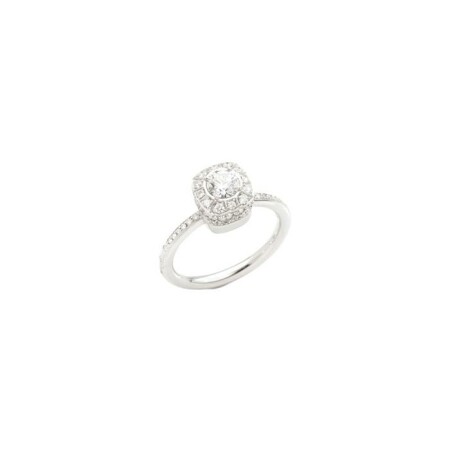 Pomellato Nudo Petit ring, white gold and diamonds