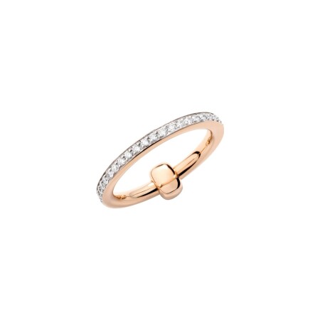 Bague Pomellato Together en or rose et diamants