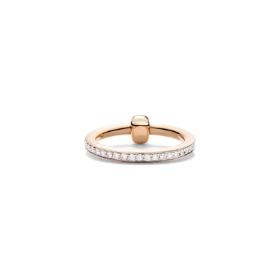 Bague Pomellato Together en or rose et diamants