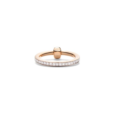 Bague Pomellato Together en or rose et diamants