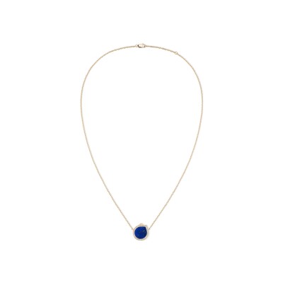 Pendentif Repossi Antifer en or rose et pavée de diamants blancs