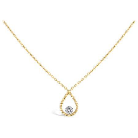 Collier Sarlane Palline en or jaune et diamant