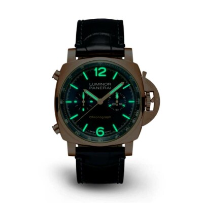 Panerai Luminor Chrono Goldtech Blu Notte watch