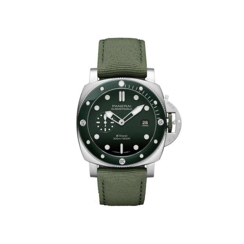 Panerai Submersible QuarantaQuattro ESteel™ Verde Smeraldo watch