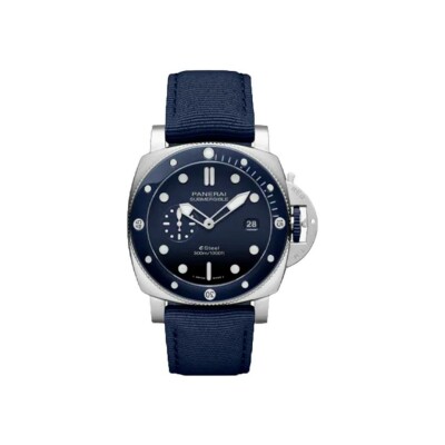 Panerai Submersible QuarantaQuattro eSteel TM Blu Profondo watch