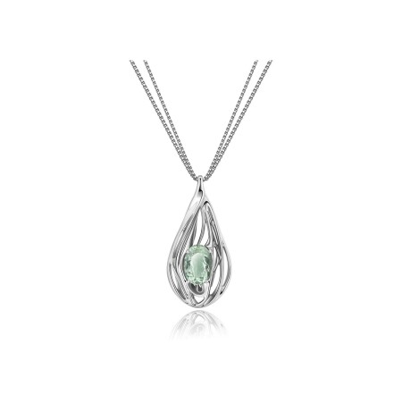 Collier Pianegonda Amatum en argent et améthyste verte