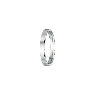 Alliance Les Essentielles Pavot en platine, largeur 3mm