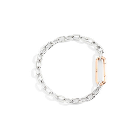 Bracelet Pomellato Iconica en or blanc et or rose