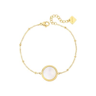 Bracelet Pixies en acier doré et nacre