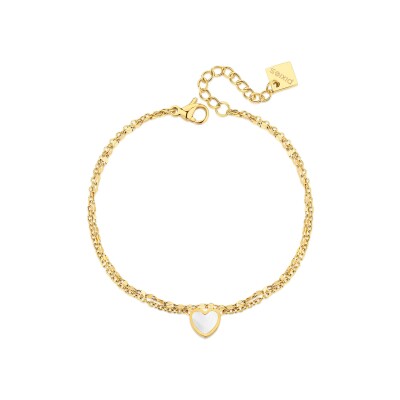 Bracelet Pixies en acier doré et nacre