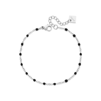 Bracelet Pixies en acier et résine noir