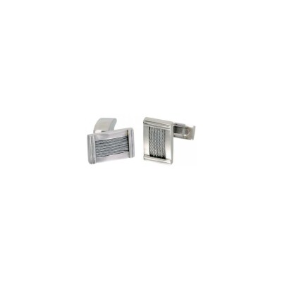Boutons de manchettes Phebus en acier