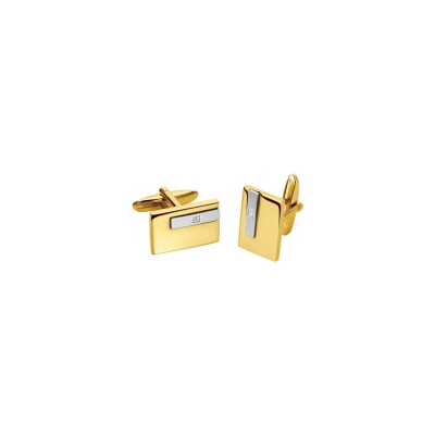 Boutons de manchettes Phebus en acier pvd