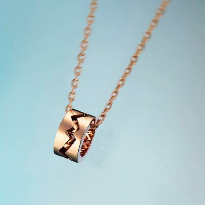 Collier Akillis Capture Me en or rose